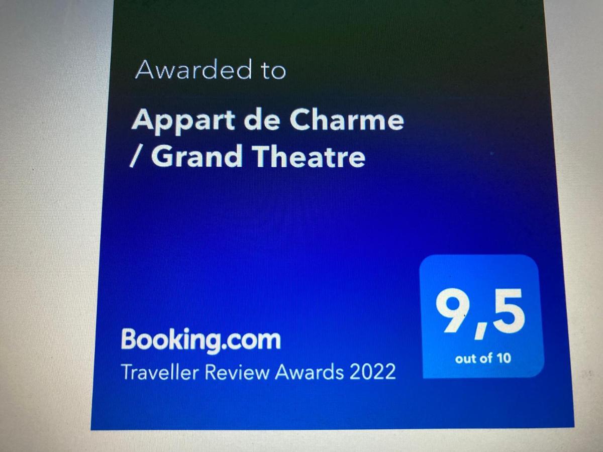 Appart De Charme / Grand Theatre Bordeaux Exterior photo